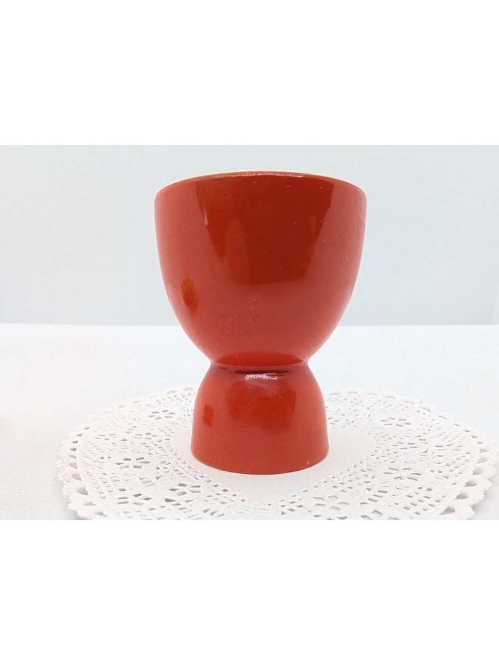 Egg Cup Shot Glass Sake Cup Orange MCM Pop Art vibrant flippable
